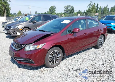 2013 Honda Civic Ex из США, поврежденный, VIN 19XFB2F89DE220201